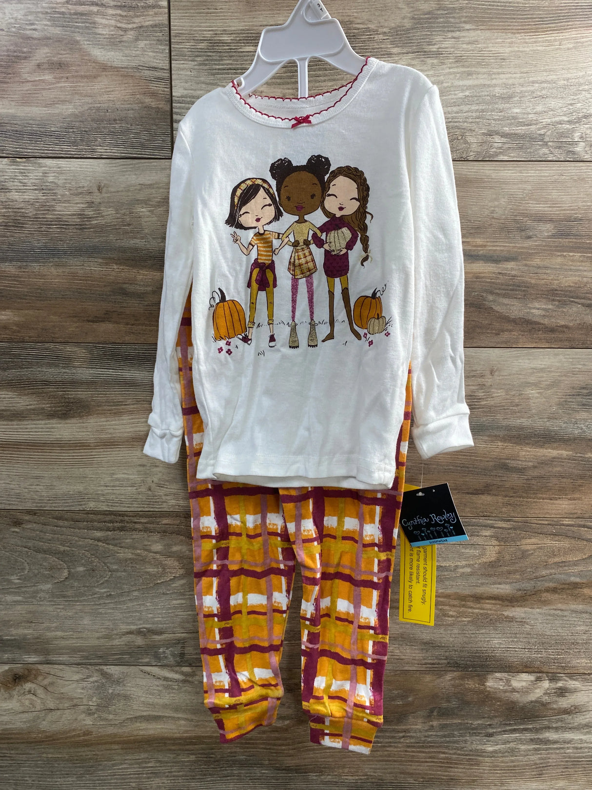 NEW Cynthia Rowley 2pc Pajama Set White sz 3T - Me n Mommy To Be