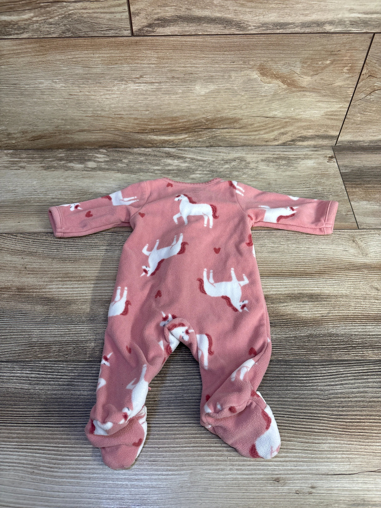 Child Of Mine Unicorn Blanket Sleeper Pink sz Preemie