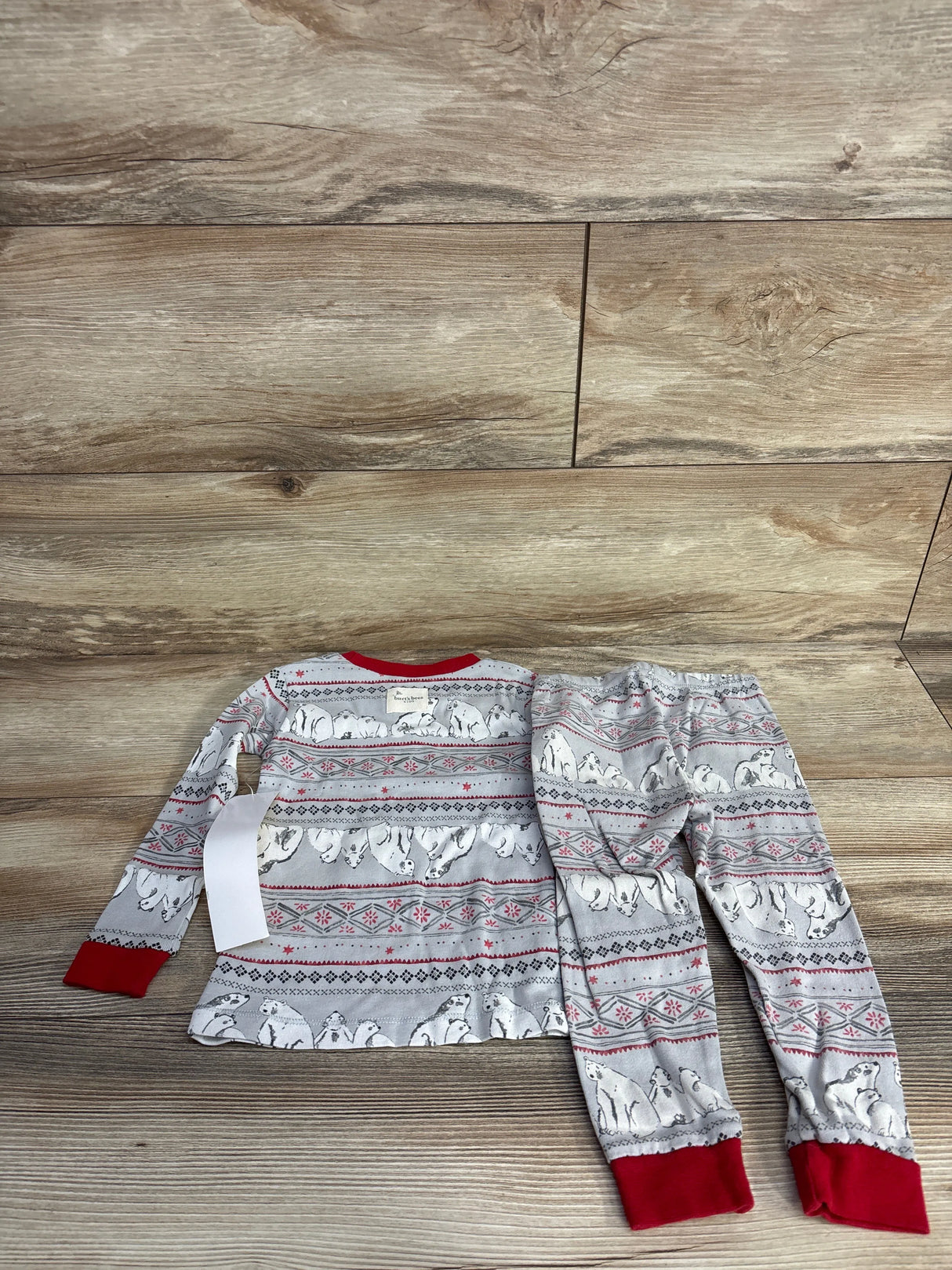 NEW Burt's Bees Baby 2pc Sleep Set Grey sz 2T