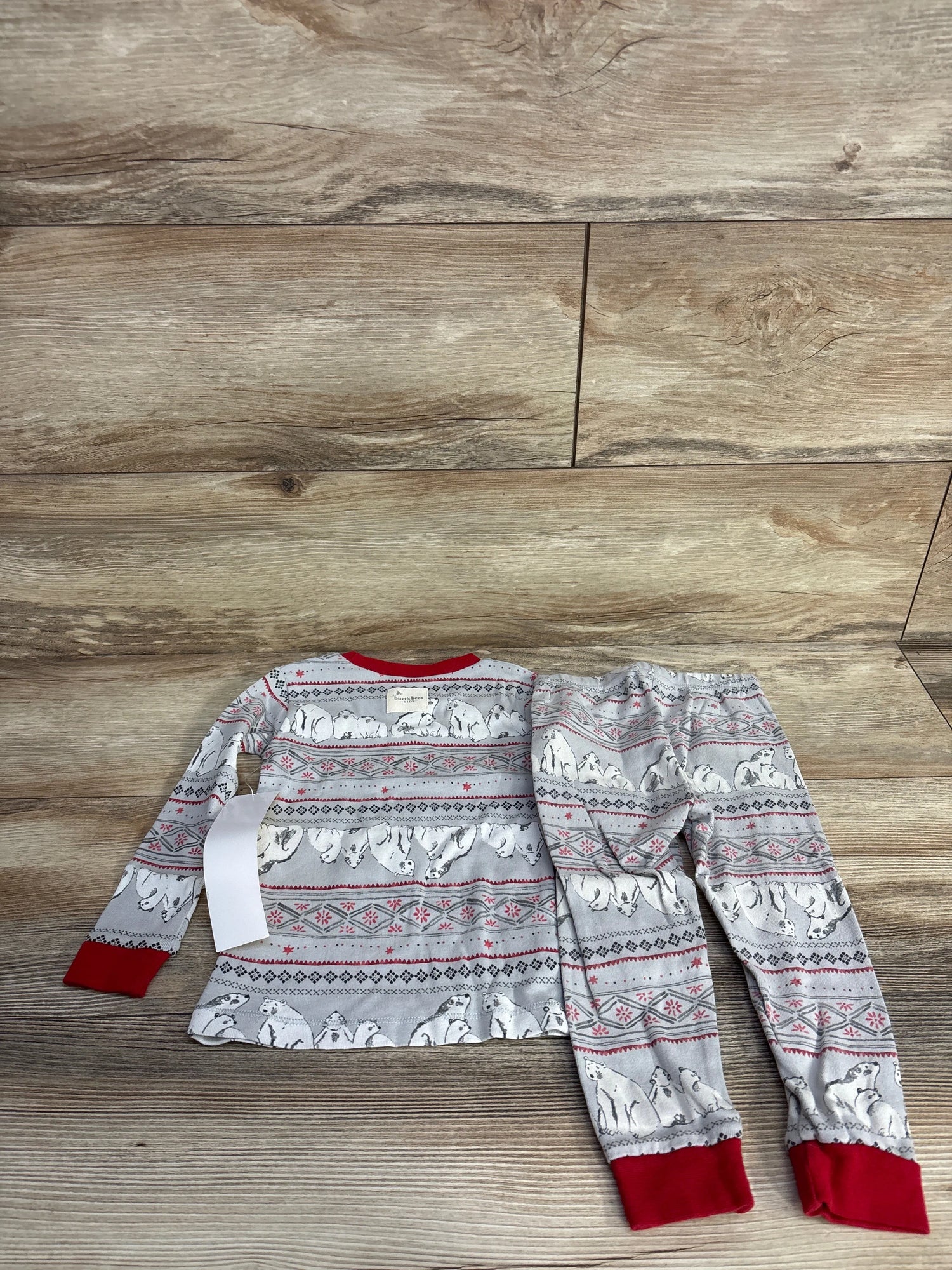 NEW Burt's Bees Baby 2pc Sleep Set Grey sz 2T