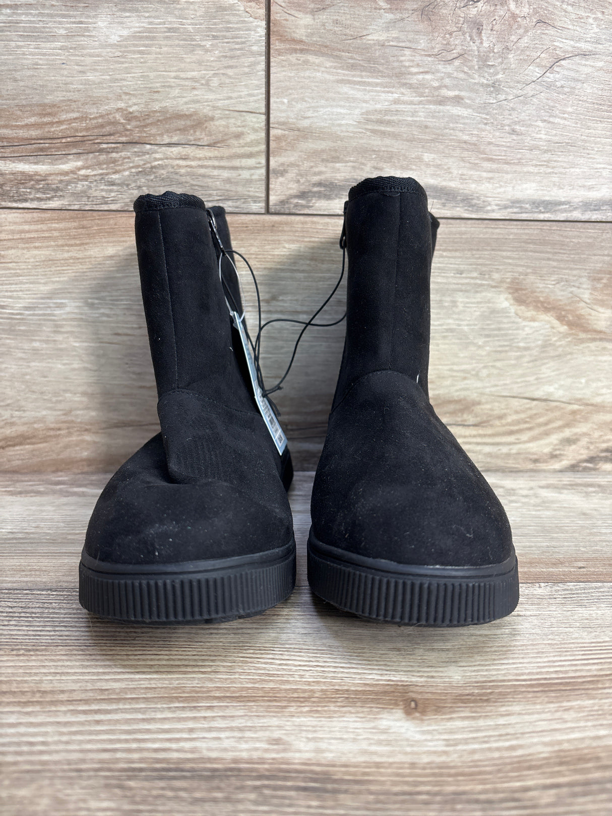 NEW Cat & Jack Arlo Faux Fur Lined Booties Black sz 4Y