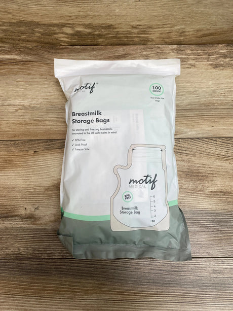 NEW Motif Medical Breastmilk Storage Bags 100ct - Me n Mommy To Be