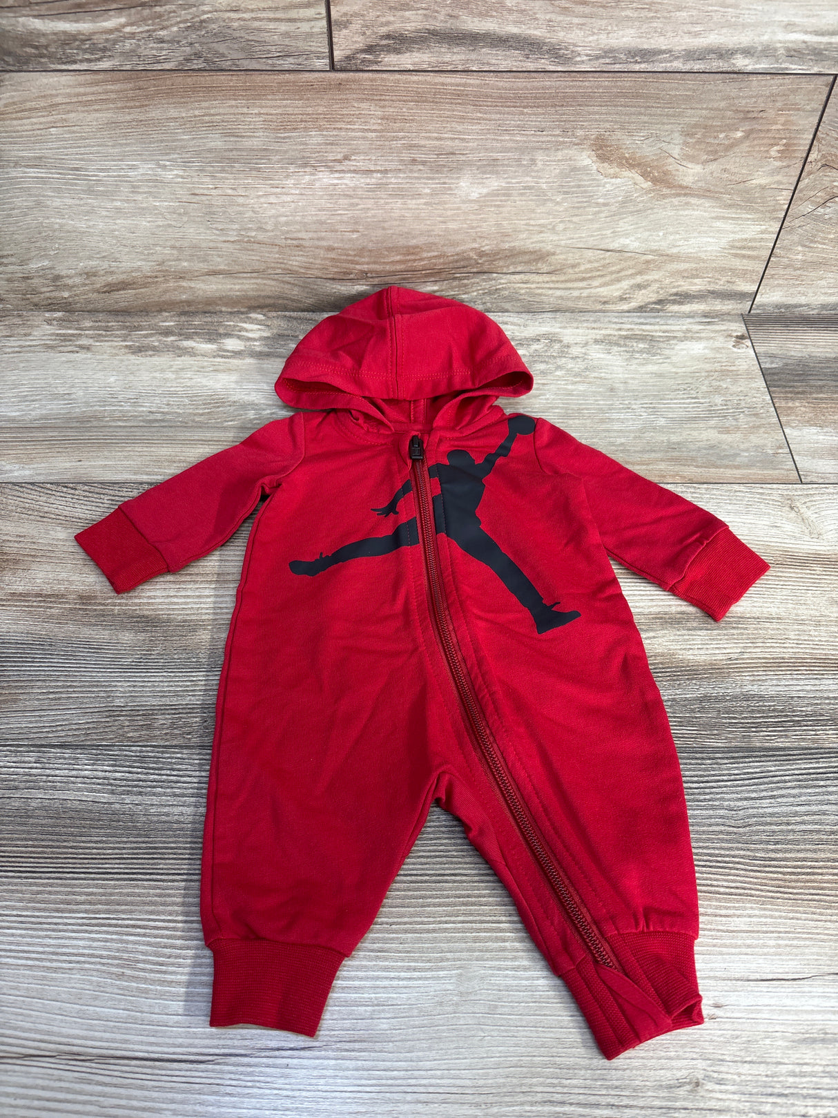 Jordan Full Zip Coverall Red sz Newborn