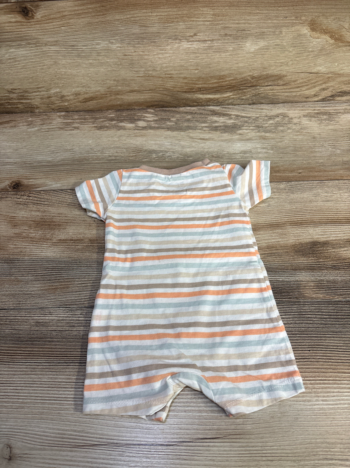 Le Top Bebe Mommy's Mane Mane Shortie Romper Brown sz 0-3m