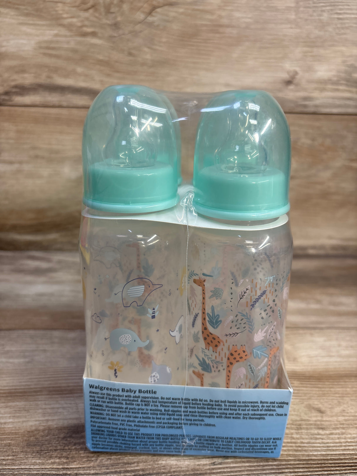 NEW Walgreens Baby Bottles 4pk