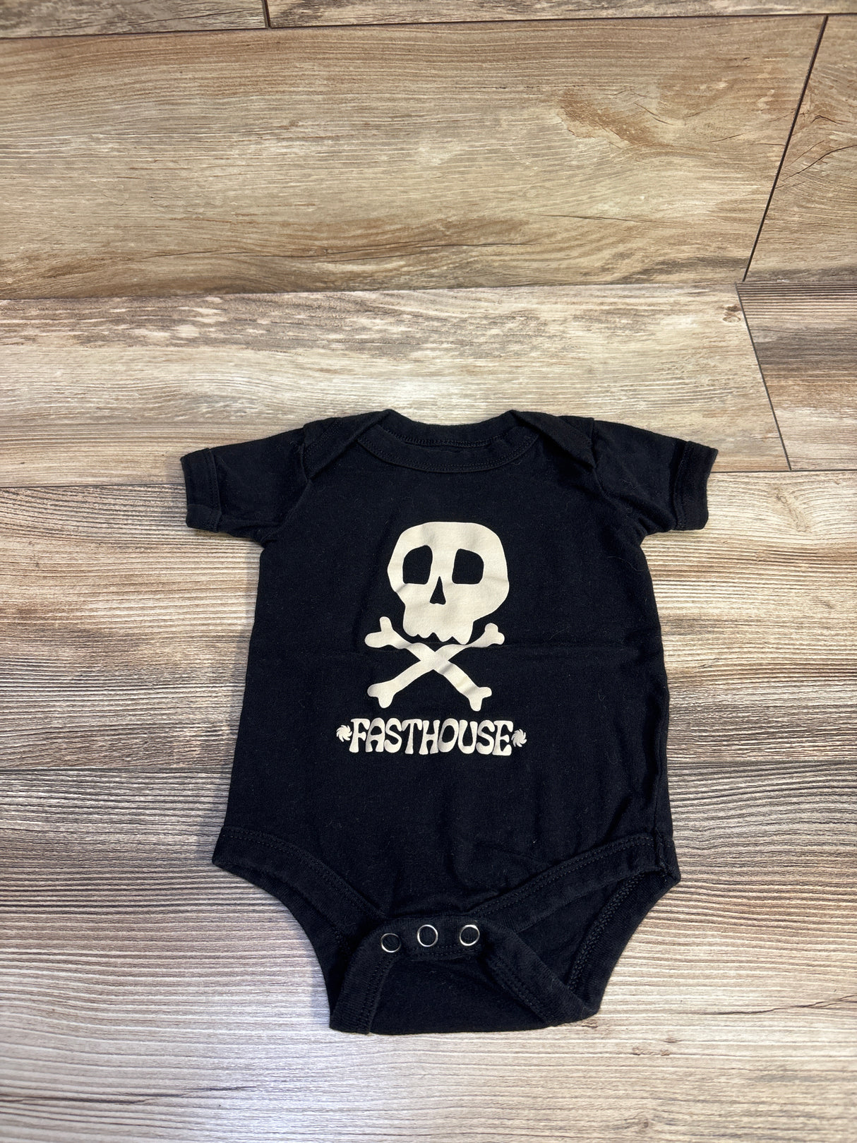 Fasthouse Skull Bodysuit Black sz 3-6m