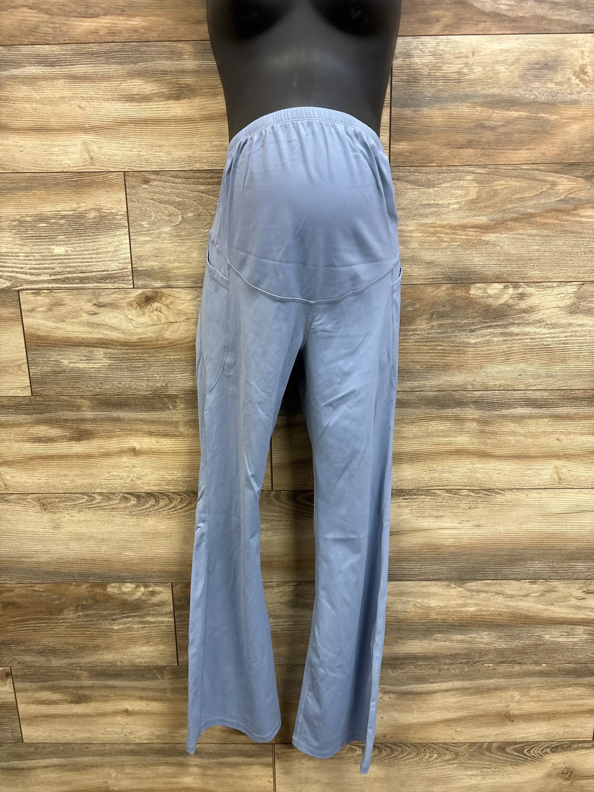 Flared Maternity Yoga Pants Blue sz Medium
