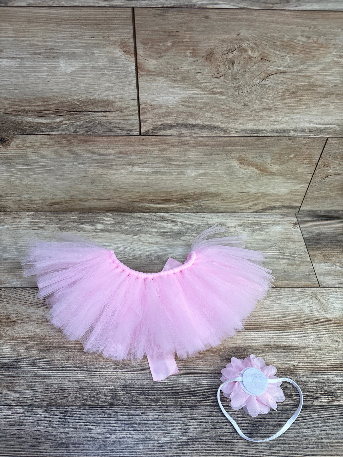 NWOT Zeroest 2pc Photography Tutu & Headband Set Pink sz 0-3T