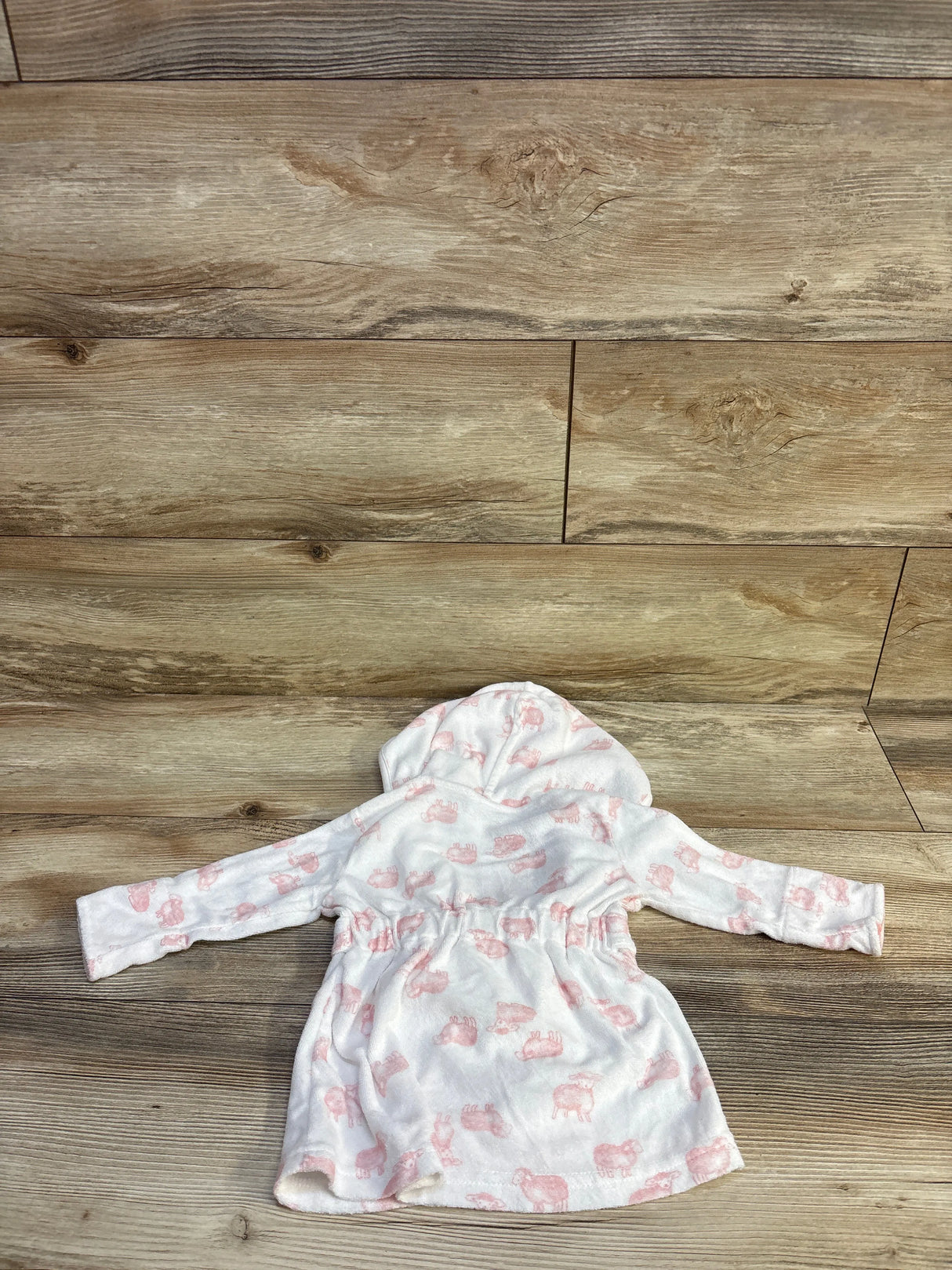 Just One You Terry Cloth Bath Robe White sz 0-9m
