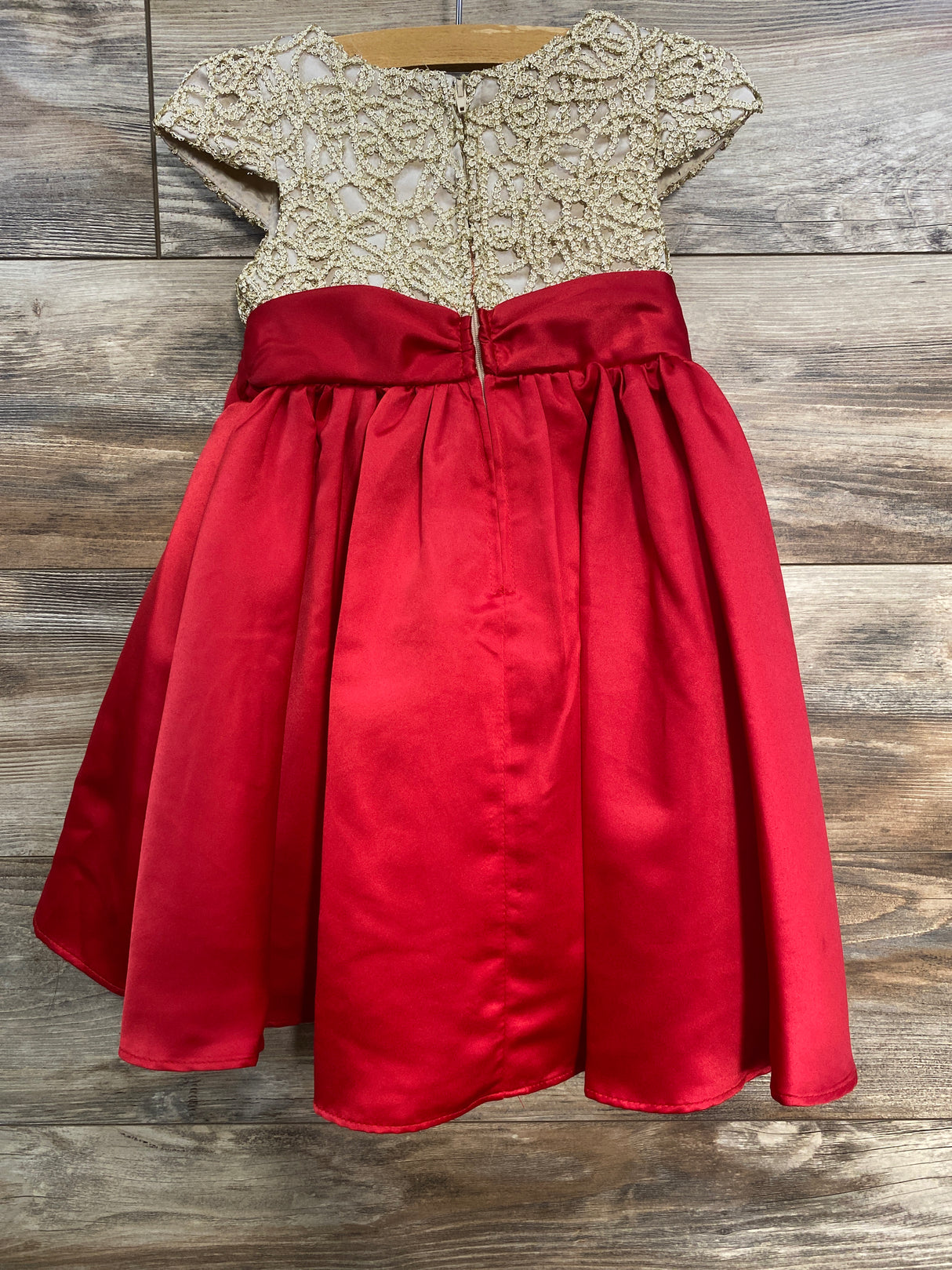 Rare Editions Special Occasion Dress Gold sz 3T