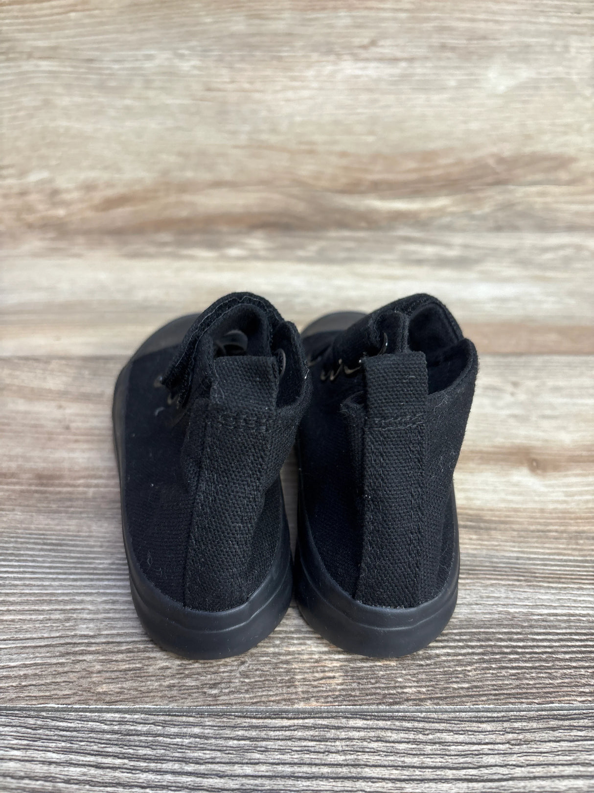 High-Top Canvas Sneakers Black sz 8/9c