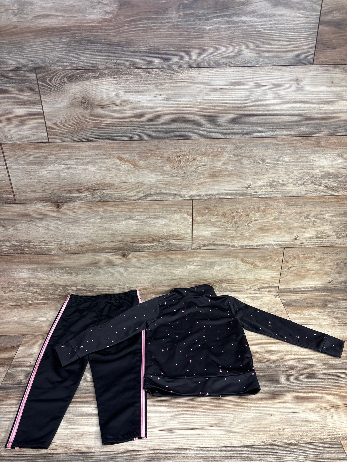 Adidas 2pc Tracksuit Set Black sz 4T