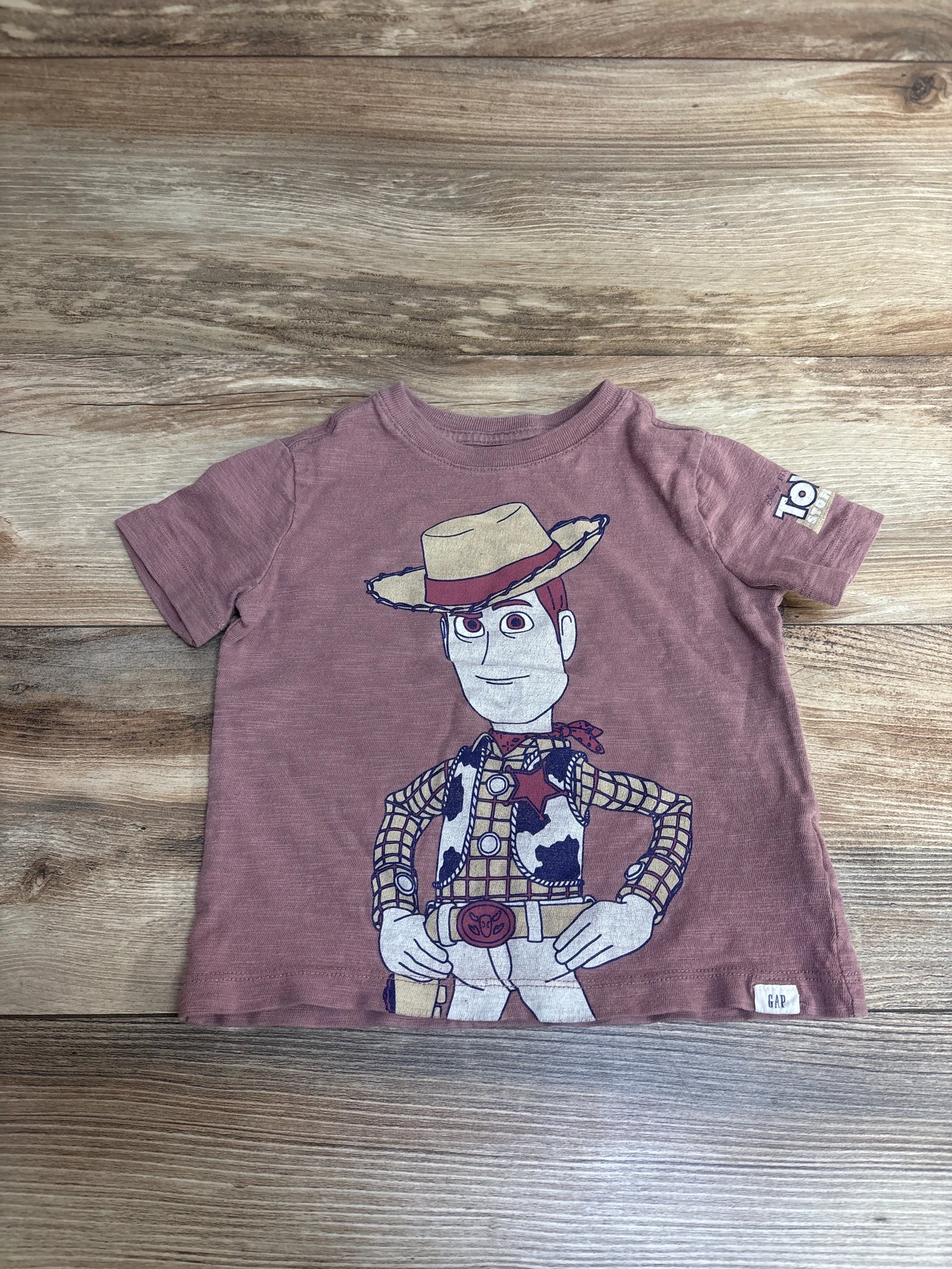 Baby Gap Disney Pixar Toy Story Woody Shirt Maroon sz 2T