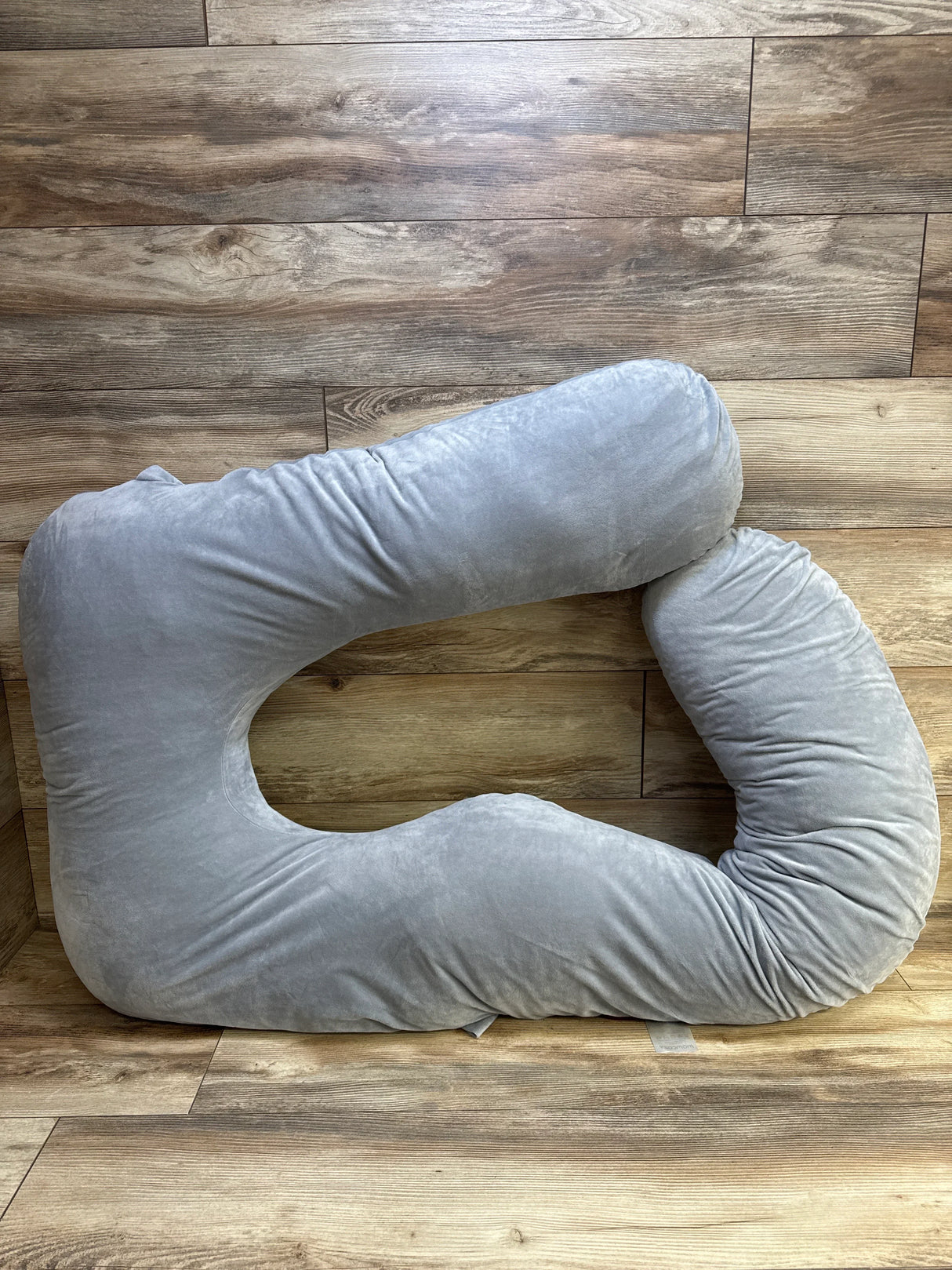 Momcozy U Shaped Pregnancy Body Pillow, Grey