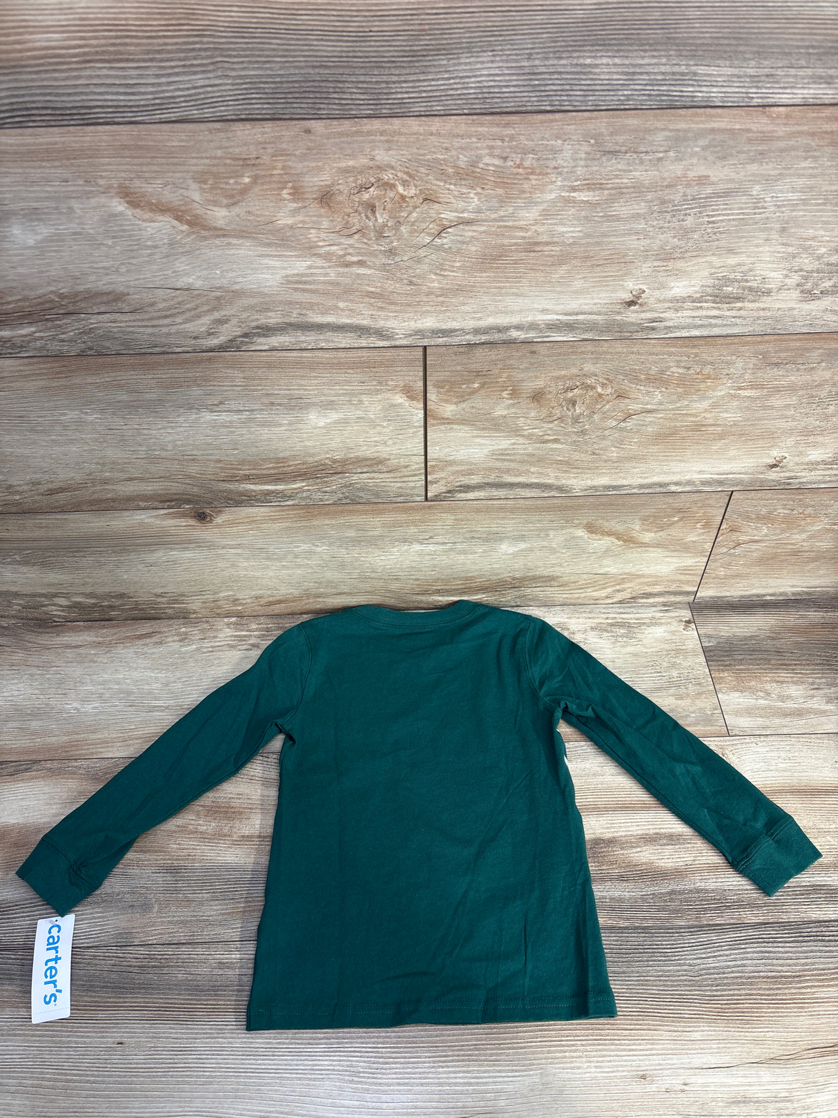 NEW Carter's Santa- Saurus Shirt Emerald sz 4T