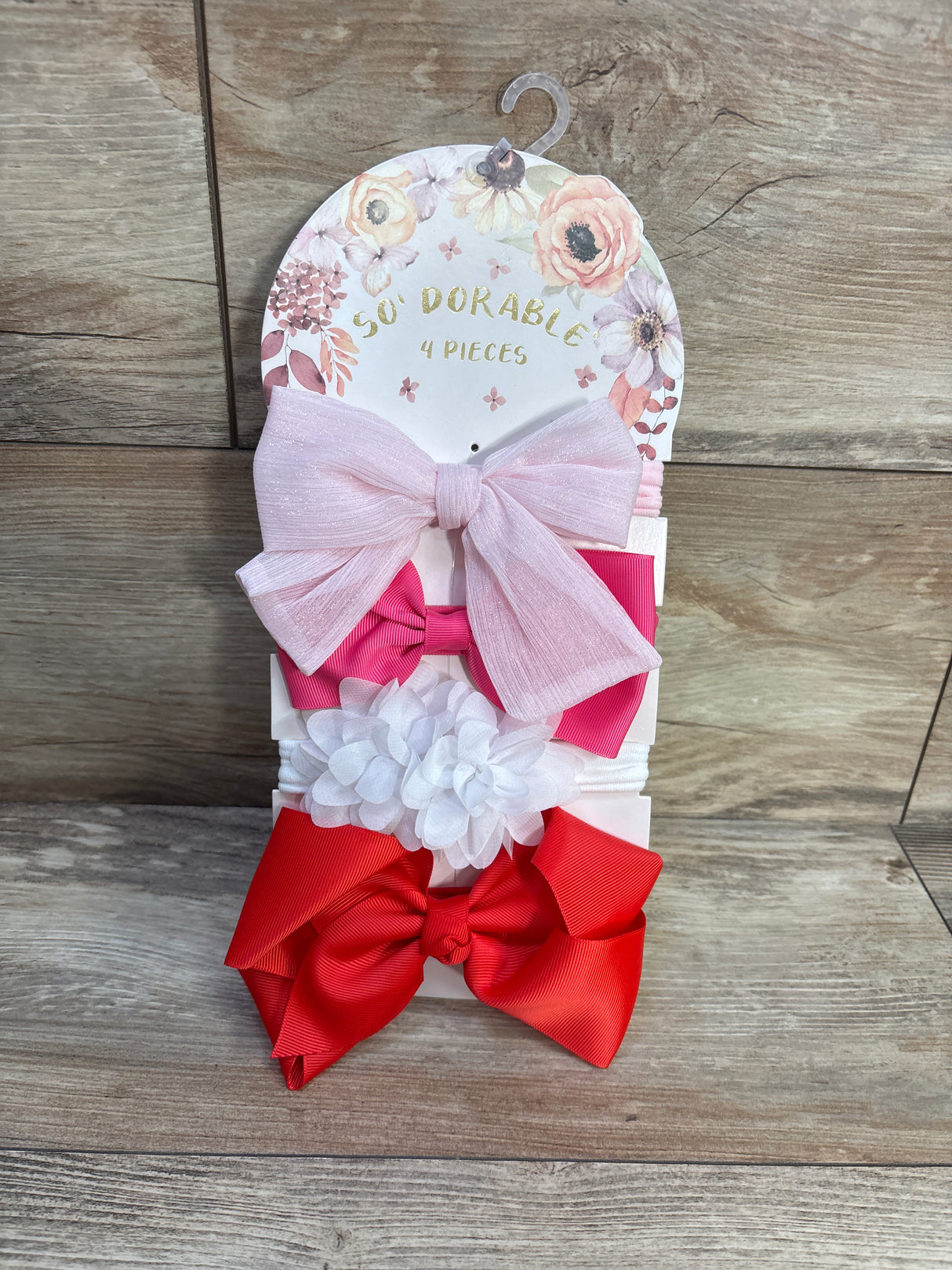 NEW So' Dorable 4pc Bow Headbands