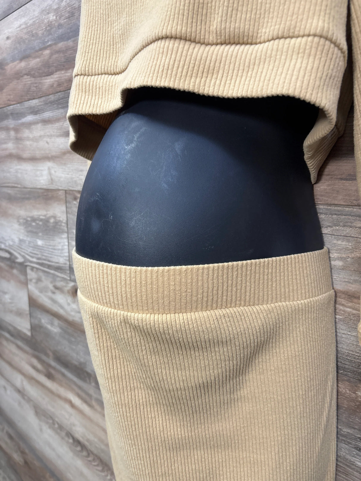 Isabel Maternity Ribbed 2pc Set Yellow sz Small