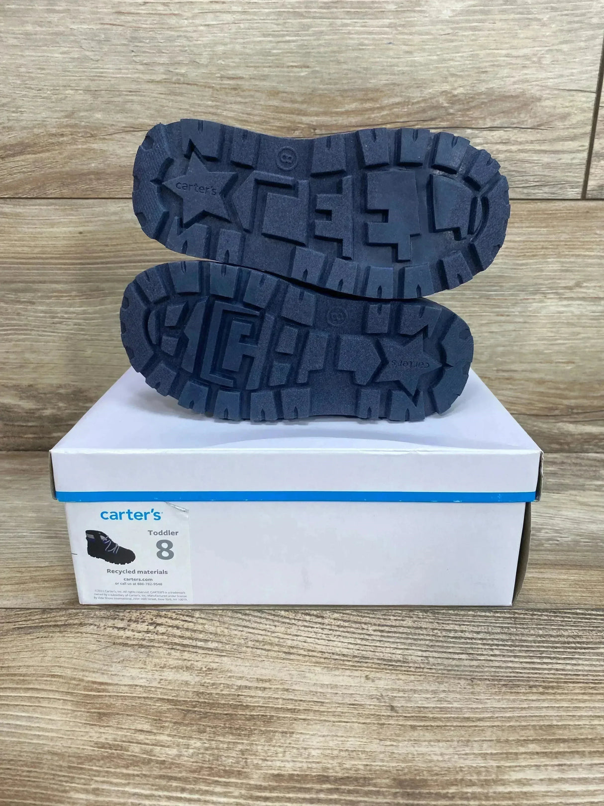 NWoT Carter's Toddler Fallon Boots Blue Sz 8c - Me n Mommy To Be