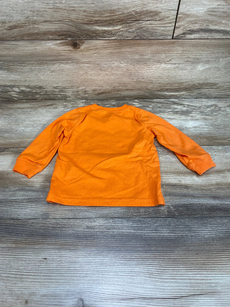 Carter's Pumpkin Face Shirt Orange sz 12m - Me n Mommy To Be
