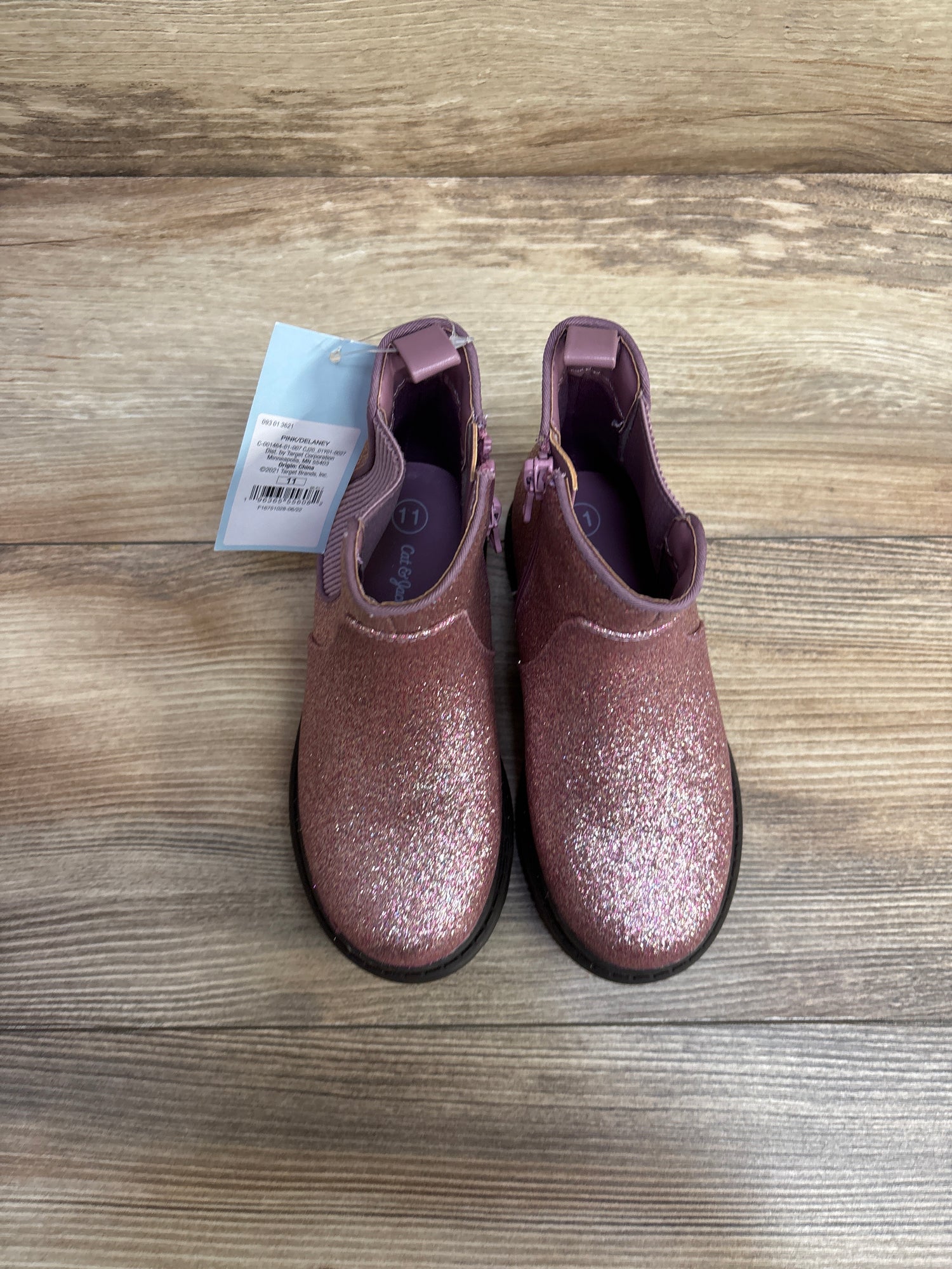 NEW Cat & Jack Delaney Boots Pink sz 11c