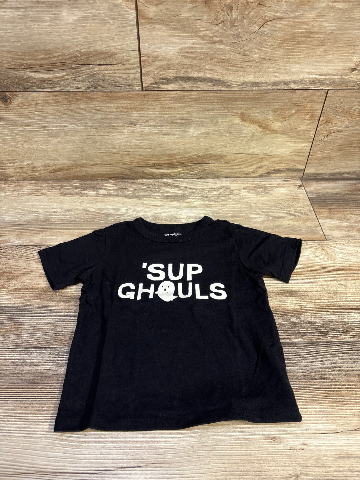 Children's Place Sup' Ghouls Shirt Black sz 2T