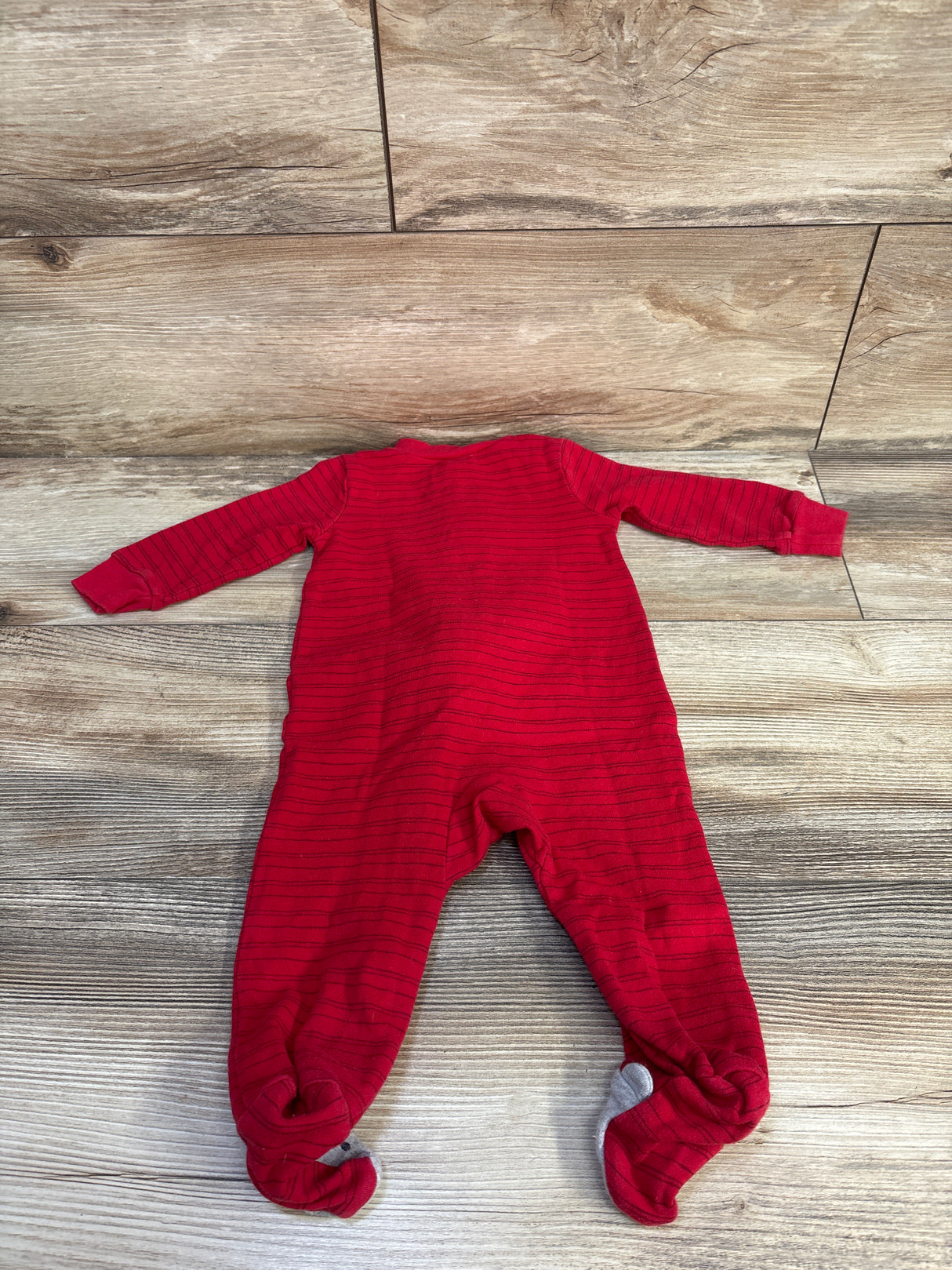 Just One You Striped Loved Sleeper Red sz 6m