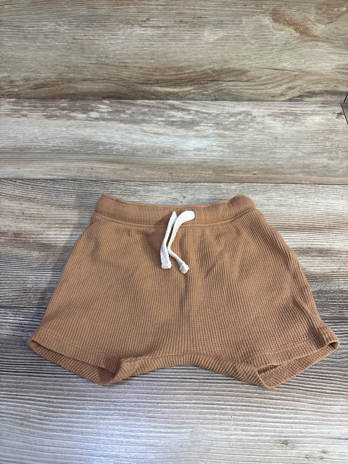 Old Navy Pull-On Waffle-Knit Shorts Brown sz 6-12m