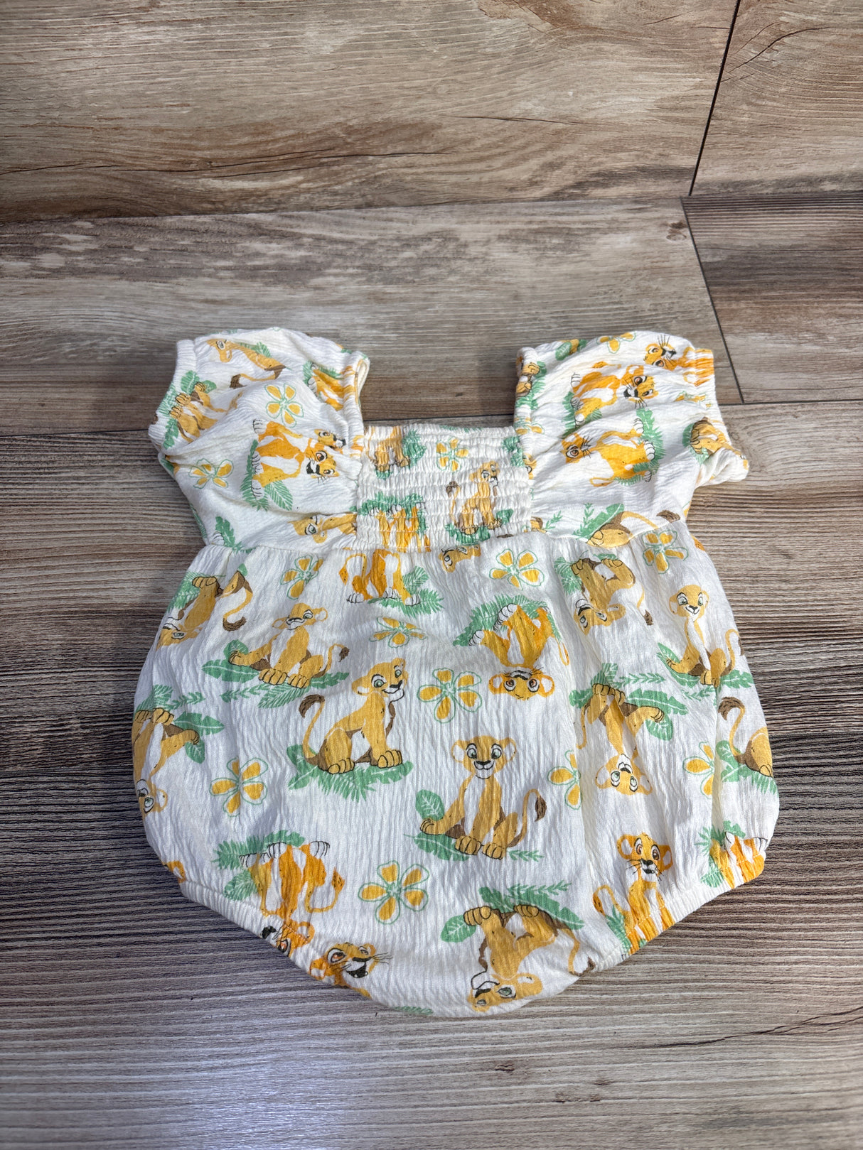 Disney Baby Simba Bubble Romper White sz 3-6m