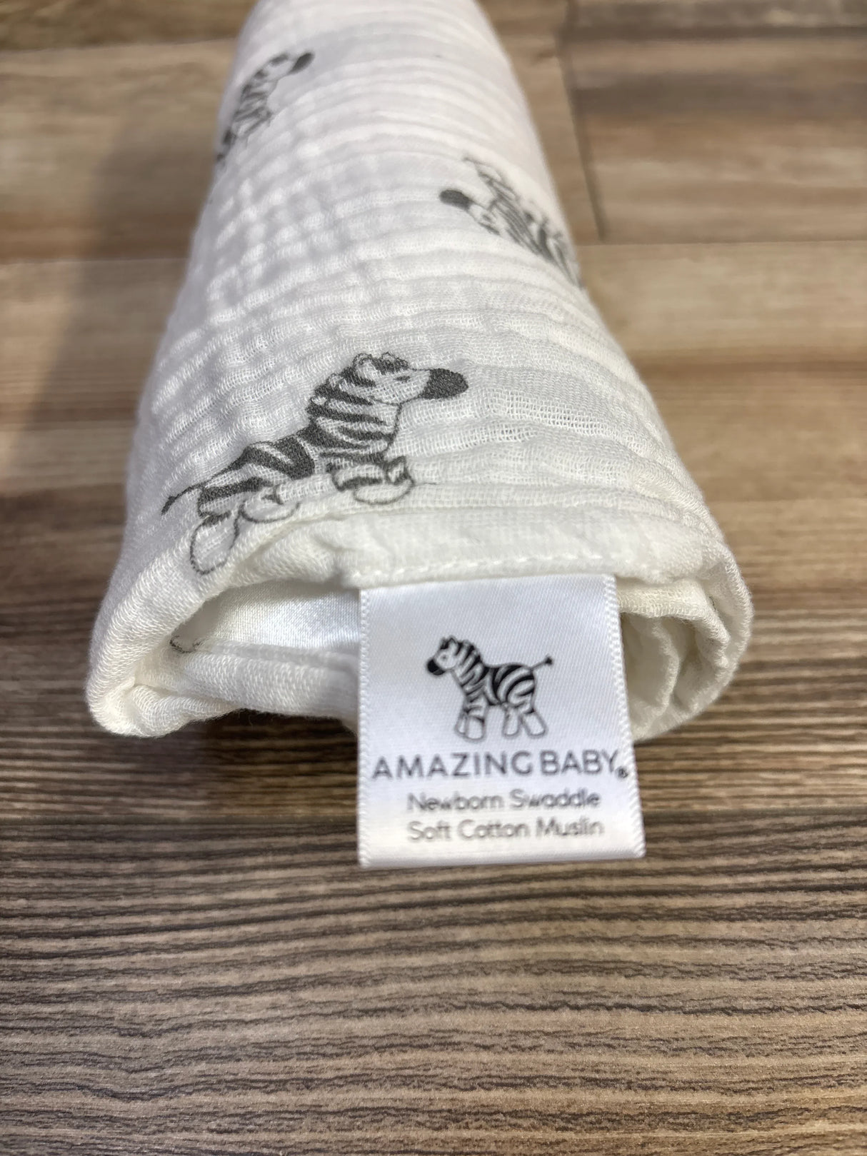 Amazing Baby Newborn Muslin Swaddle Blanket Zebra Print