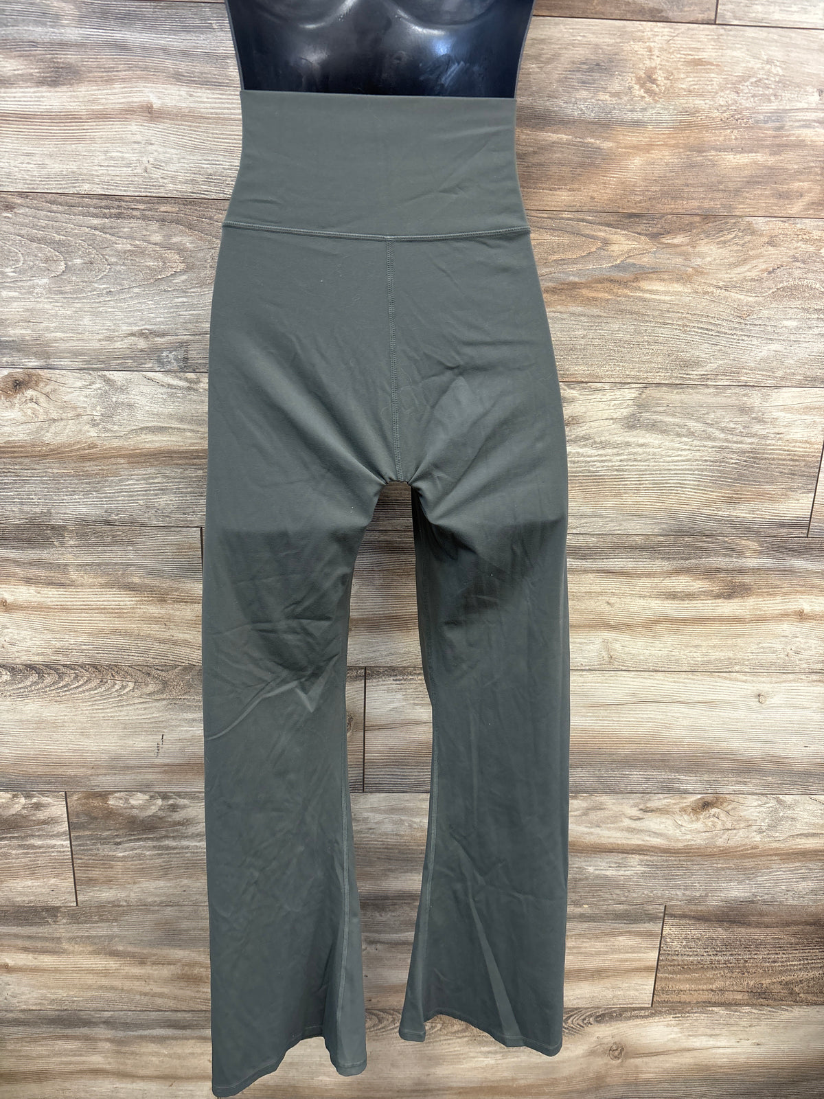 Maternity Flared Active Leggings Green sz Large