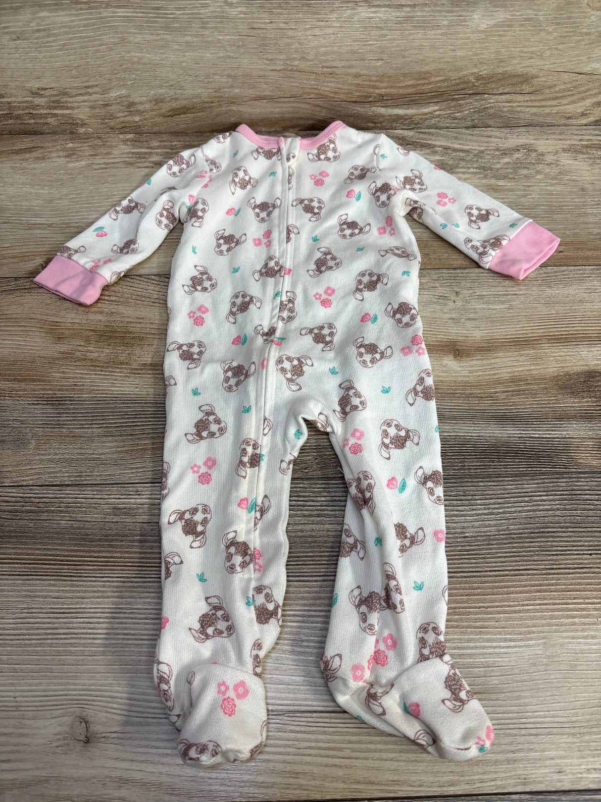 Disney Baby Bambi Sleeper White sz 3m