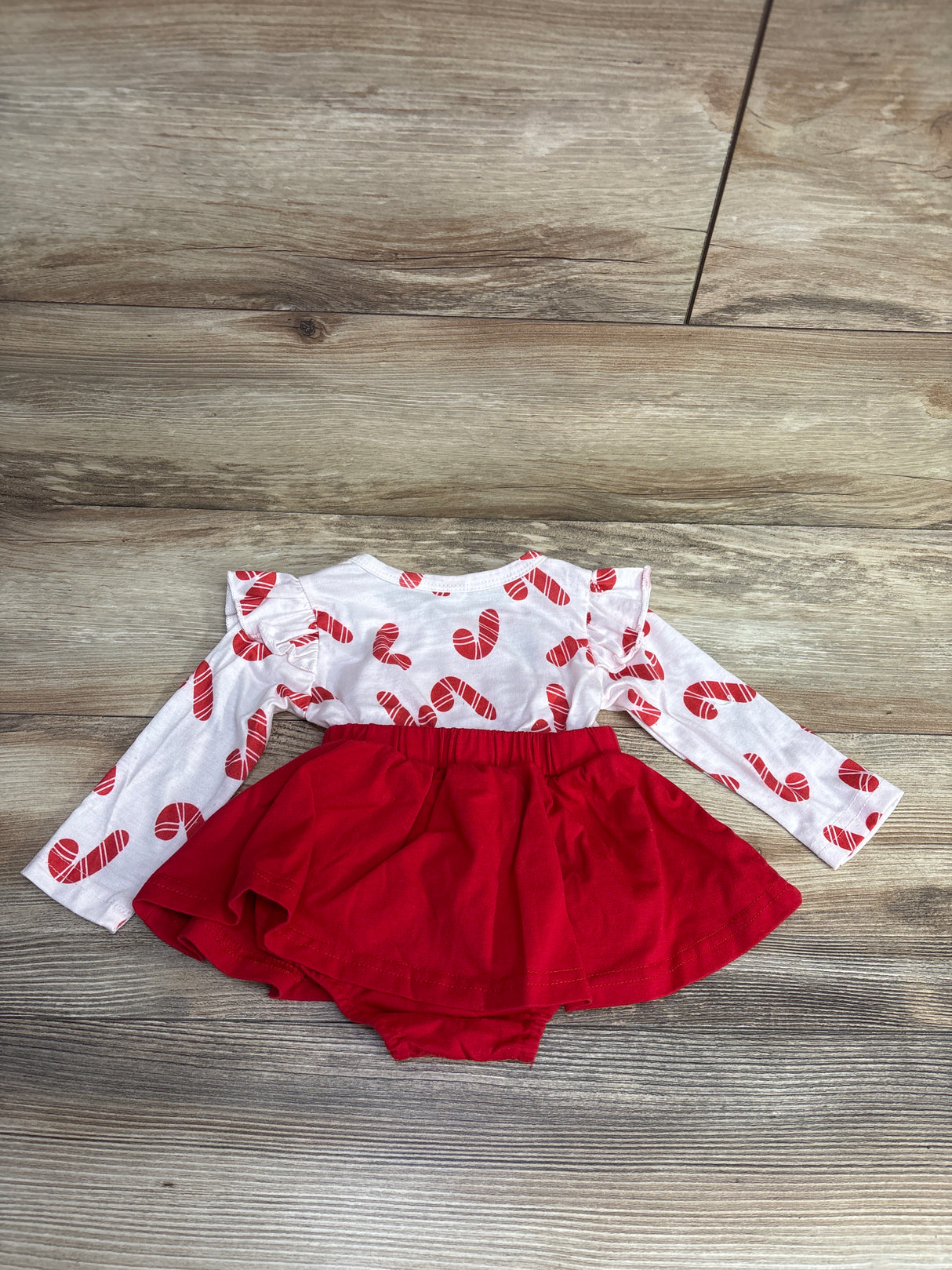 Santa Textured Bodysuit Dress Pink sz 6-9m