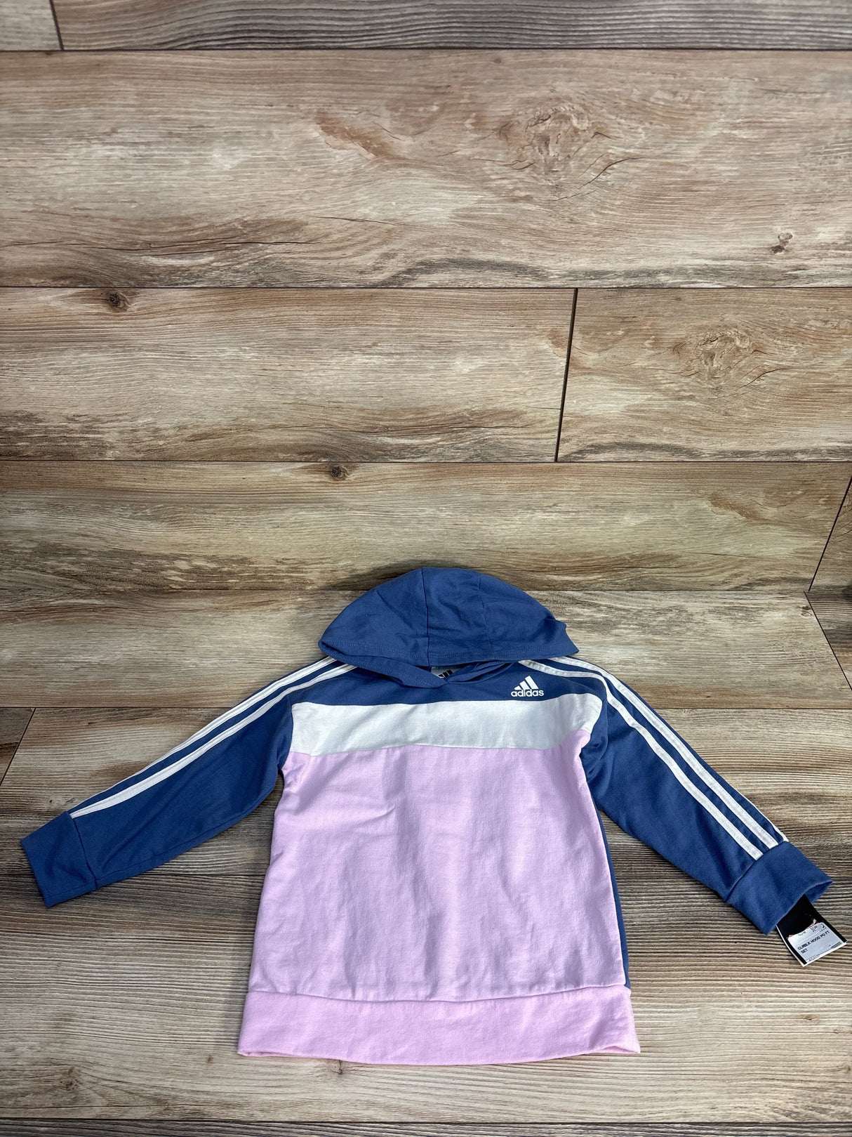 NEW Adidas Colorblock Hoodie Blue sz 2T