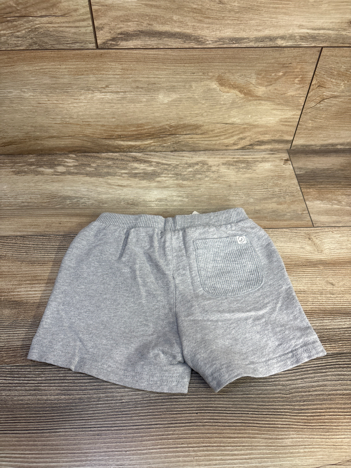 Little Planet Organic Cotton Waffle Knit Shorts Grey sz 4T