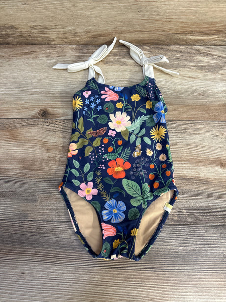 Summersalt 1pc Floral Swimsuit Navy sz 12-18m - Me n Mommy To Be