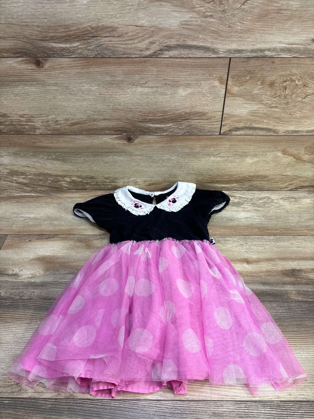 Disney Junior Minnie Mouse Lace Tulle Dress Black sz 5T