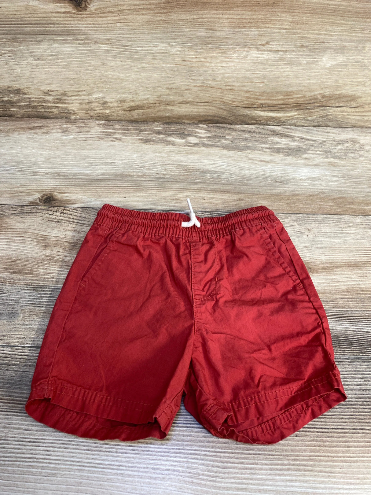 Old Navy Drawstring Poplin Shorts Red sz 18-24m - Me n Mommy To Be