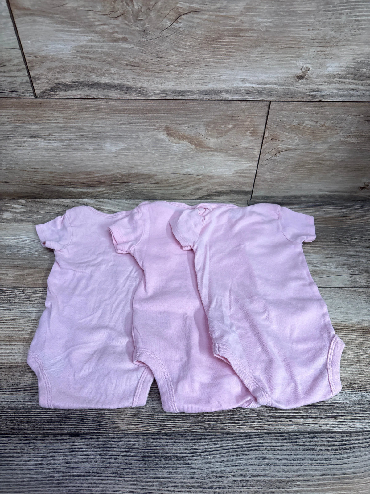 Gerber 3pk Bodysuits Pink sz 0-3m
