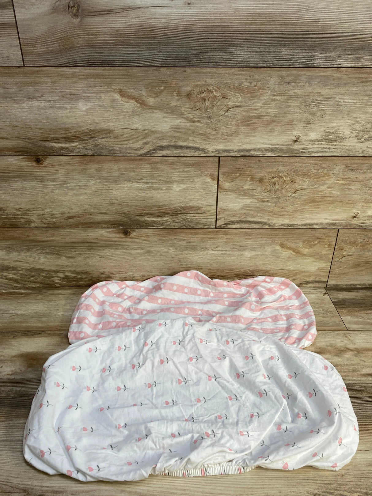 Cambria Baby 2pk Fitted Bassinet Sheets White