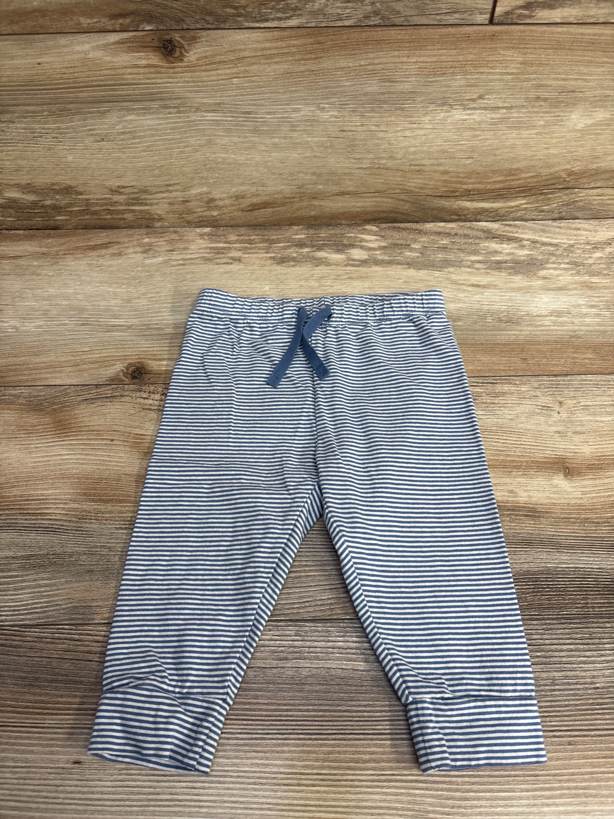 Baby Gap Striped Pull On Pants Light Blue sz 6-12m