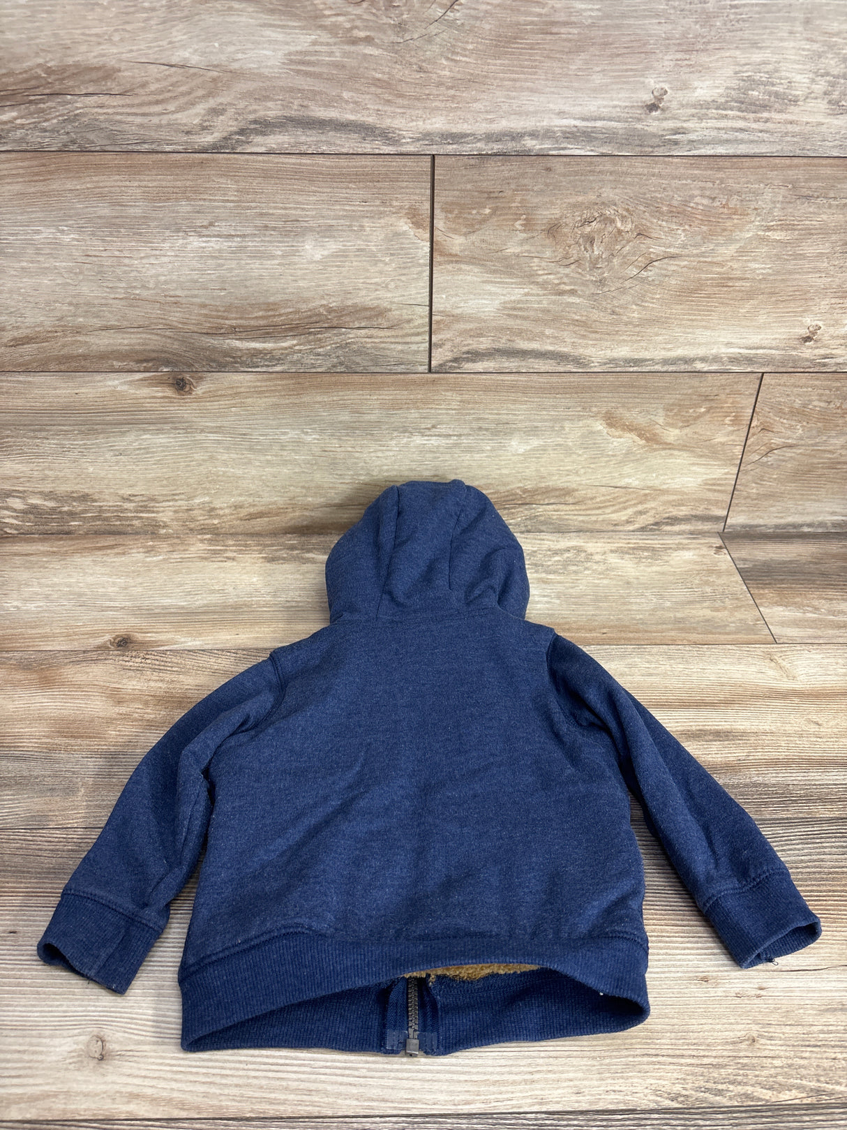 Carter's Full Zip Plush Lined Jacket Navy sz 24m