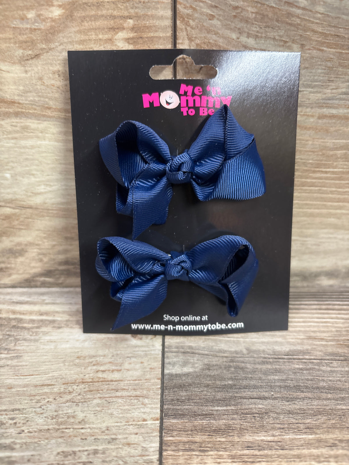 NEW Hair Bows 2pk Navy