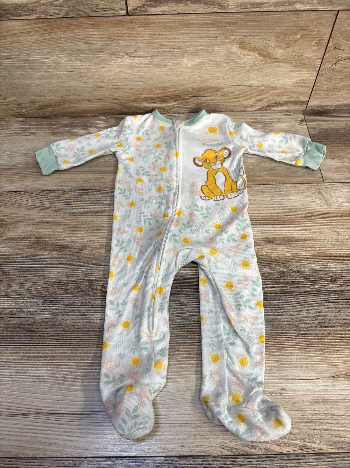 Disney Baby The Lion King Sleeper White sz 3m