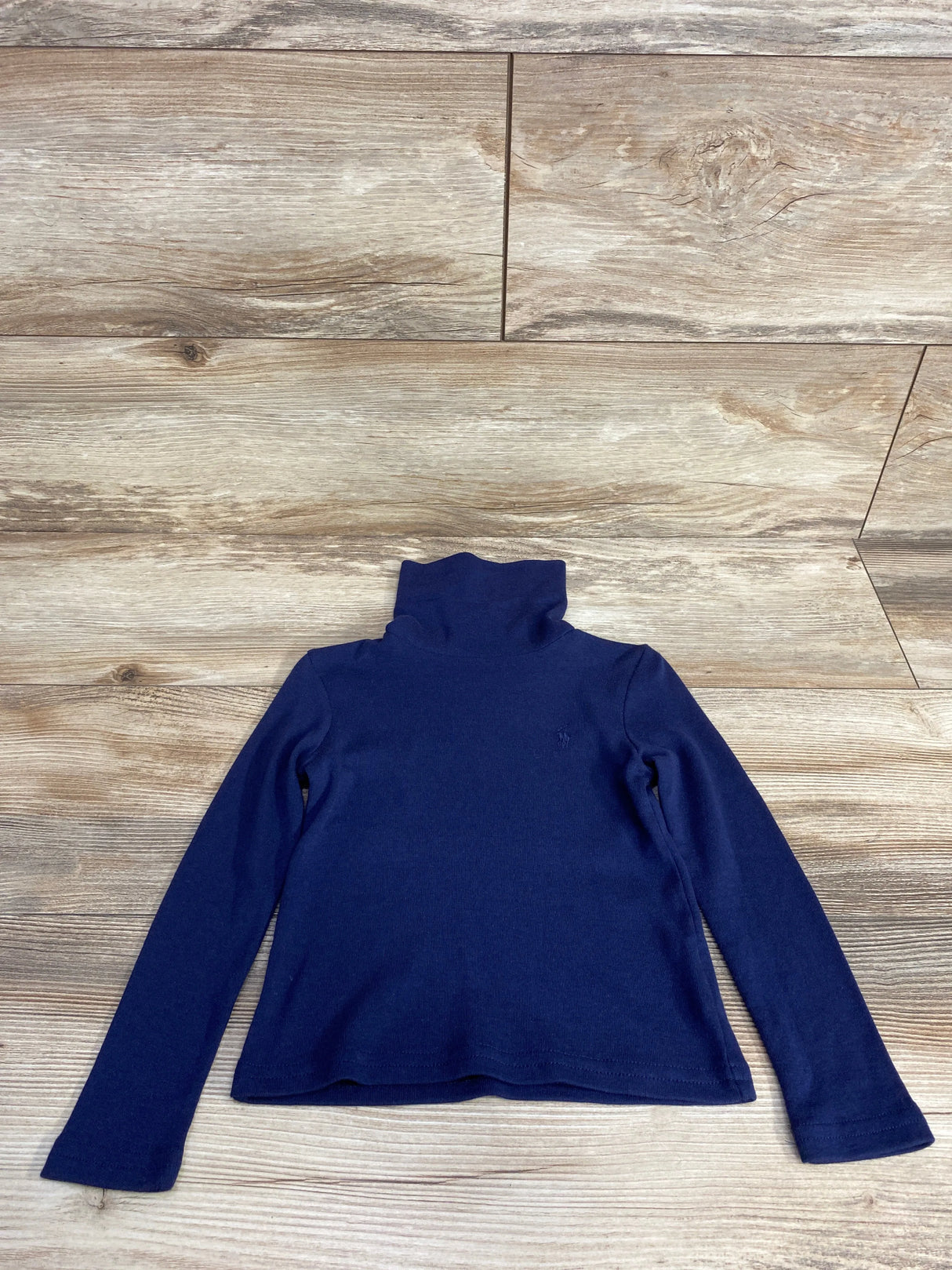 Polo Ralph Lauren Cotton Interlock Turtleneck Navy sz 3T