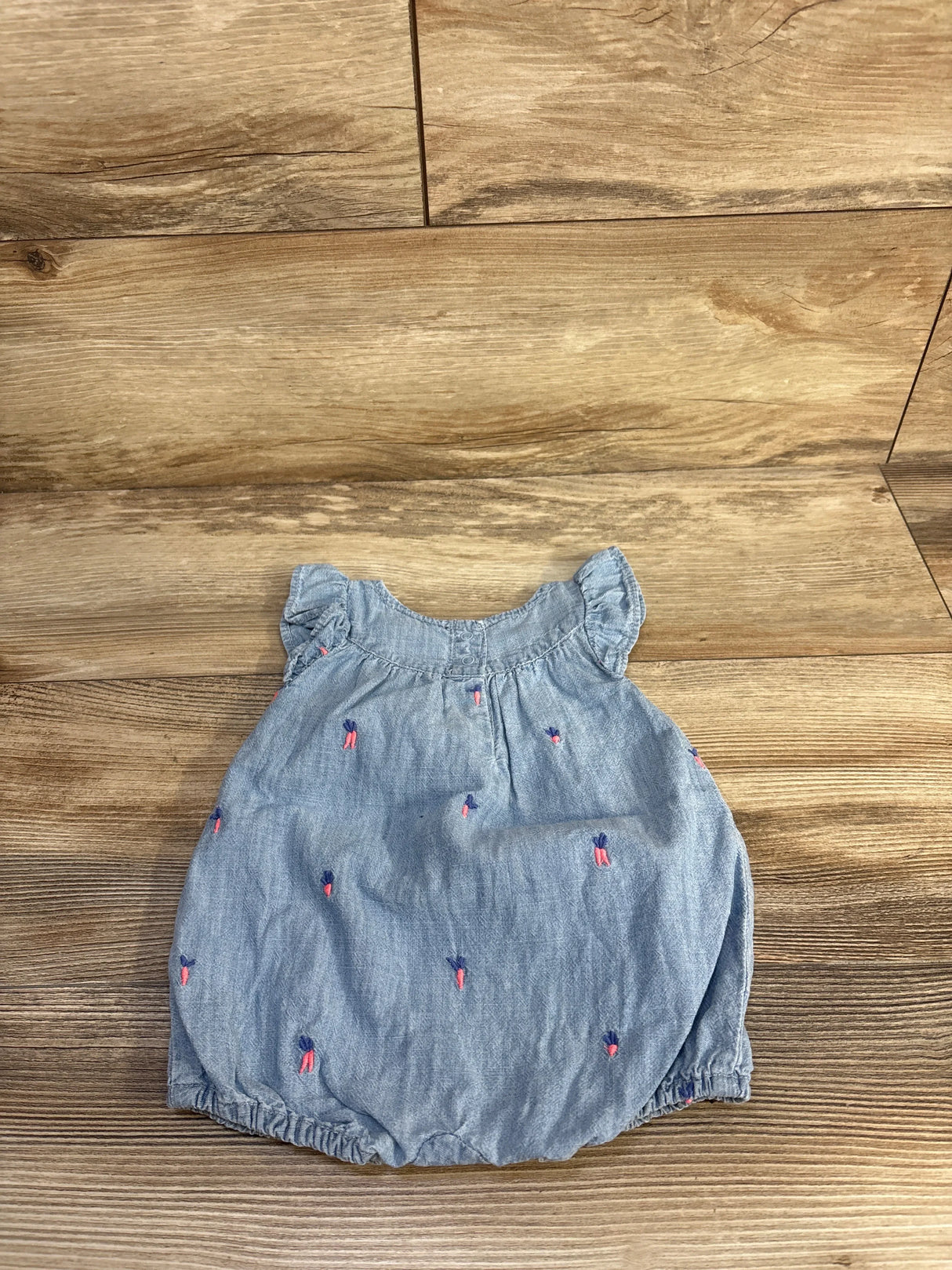 Baby Gap x Peter Rabbit Chambray Shorty Romper Blue sz 0-3m