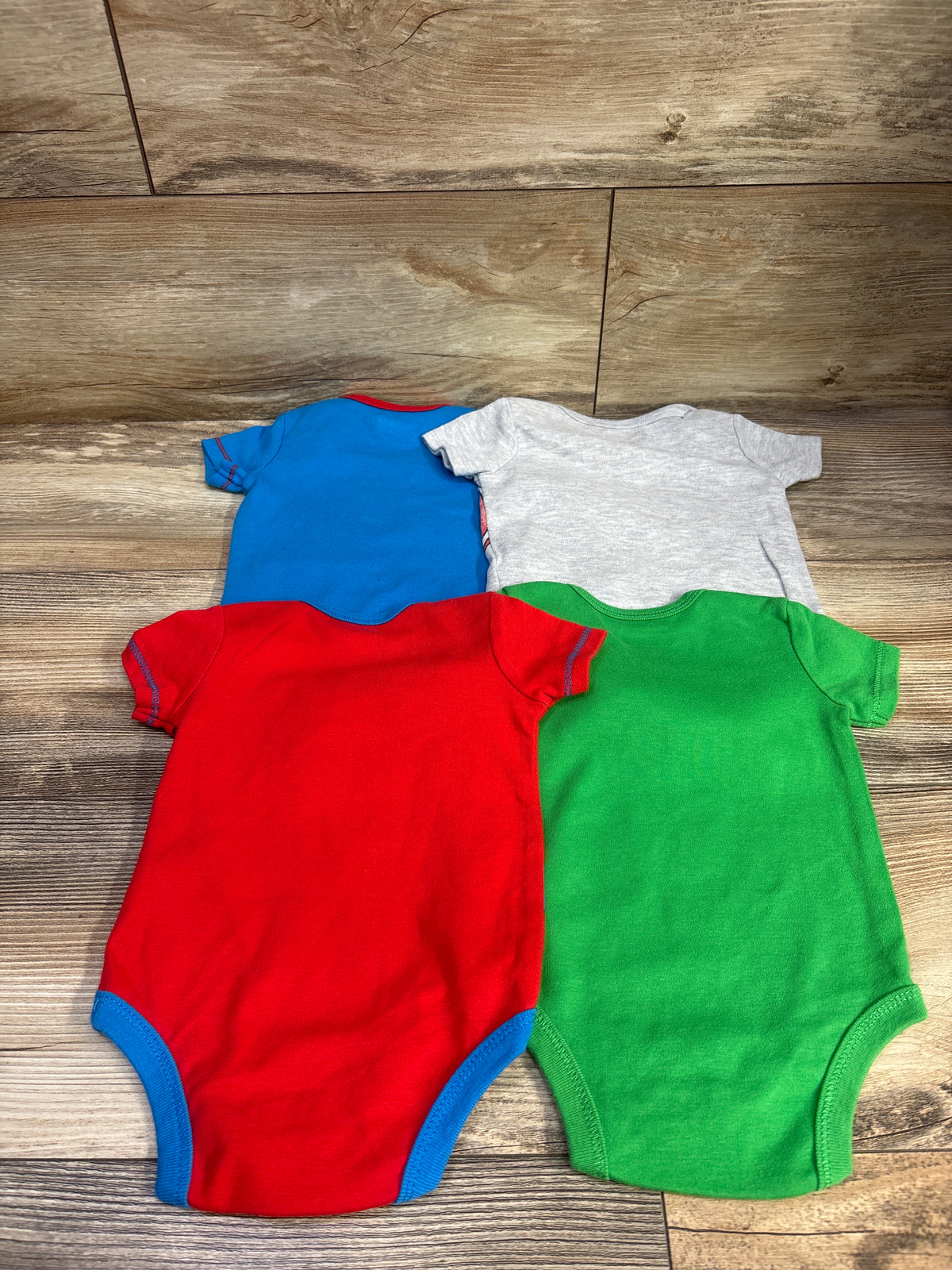Marvel 4pk Bodysuit Set Blue sz 3-6m