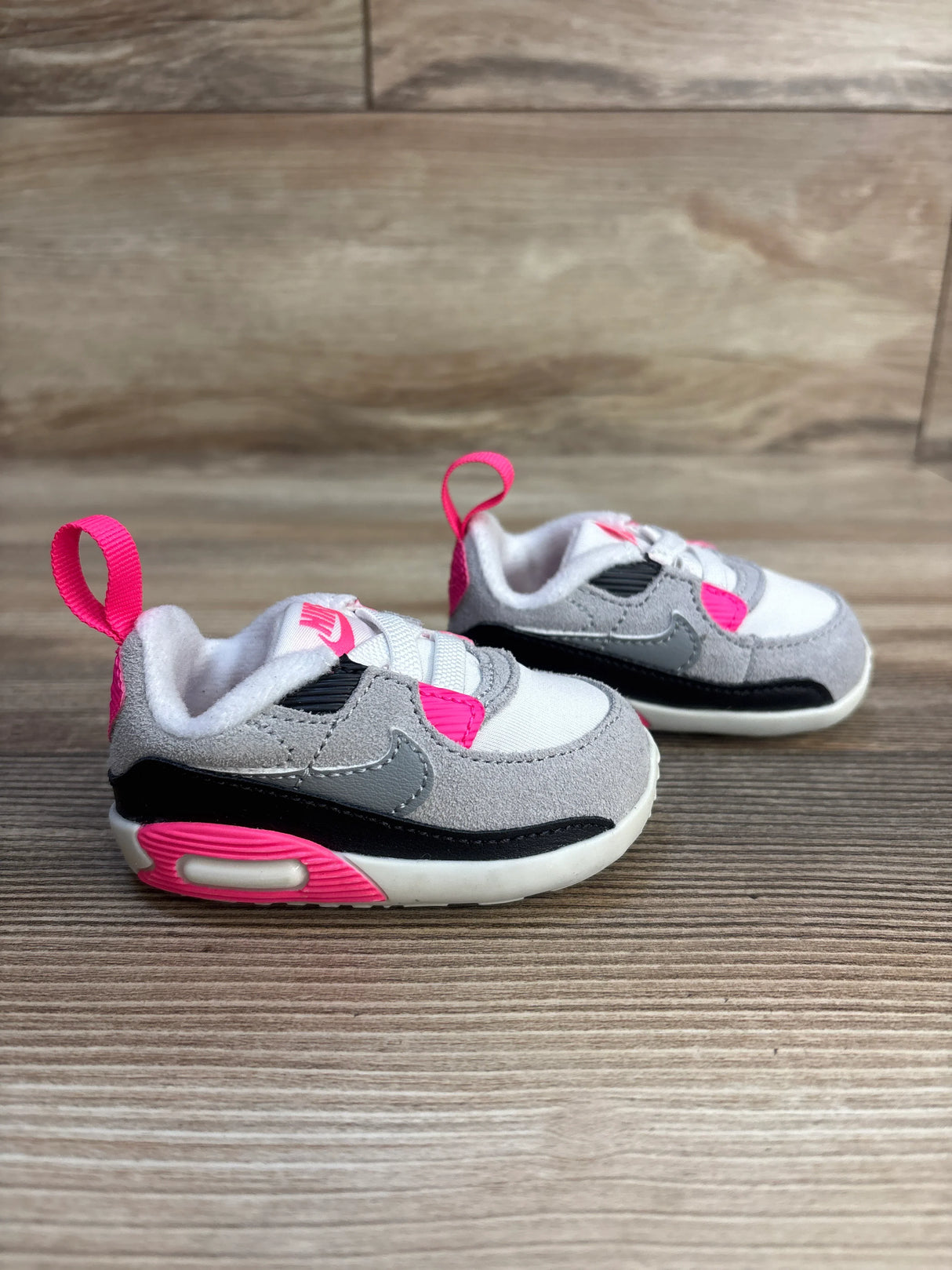 Nike Air Max 90 Crib 'Rose Pink' Sneakers sz 2c