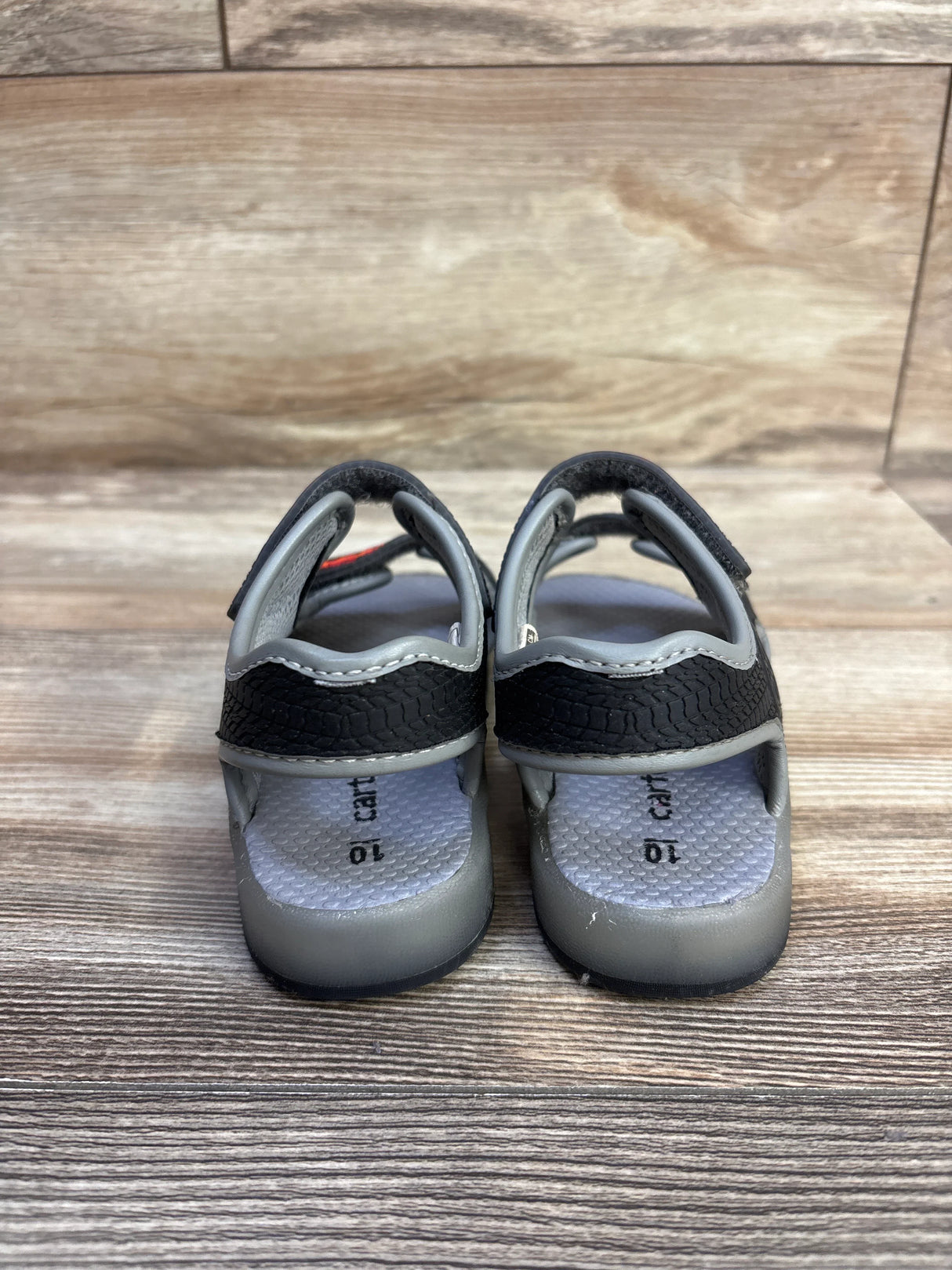 Carter's Double Strap Sandals Black sz 10c
