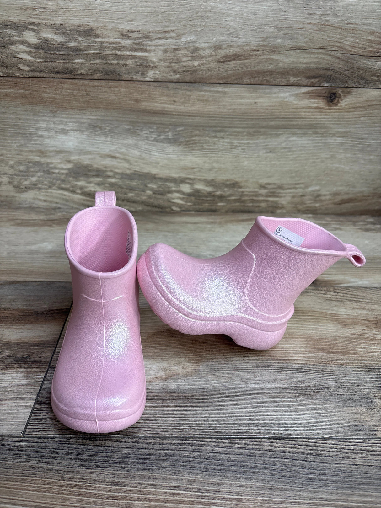 Cat & Jack Eli Rain Boots Pink sz 5c