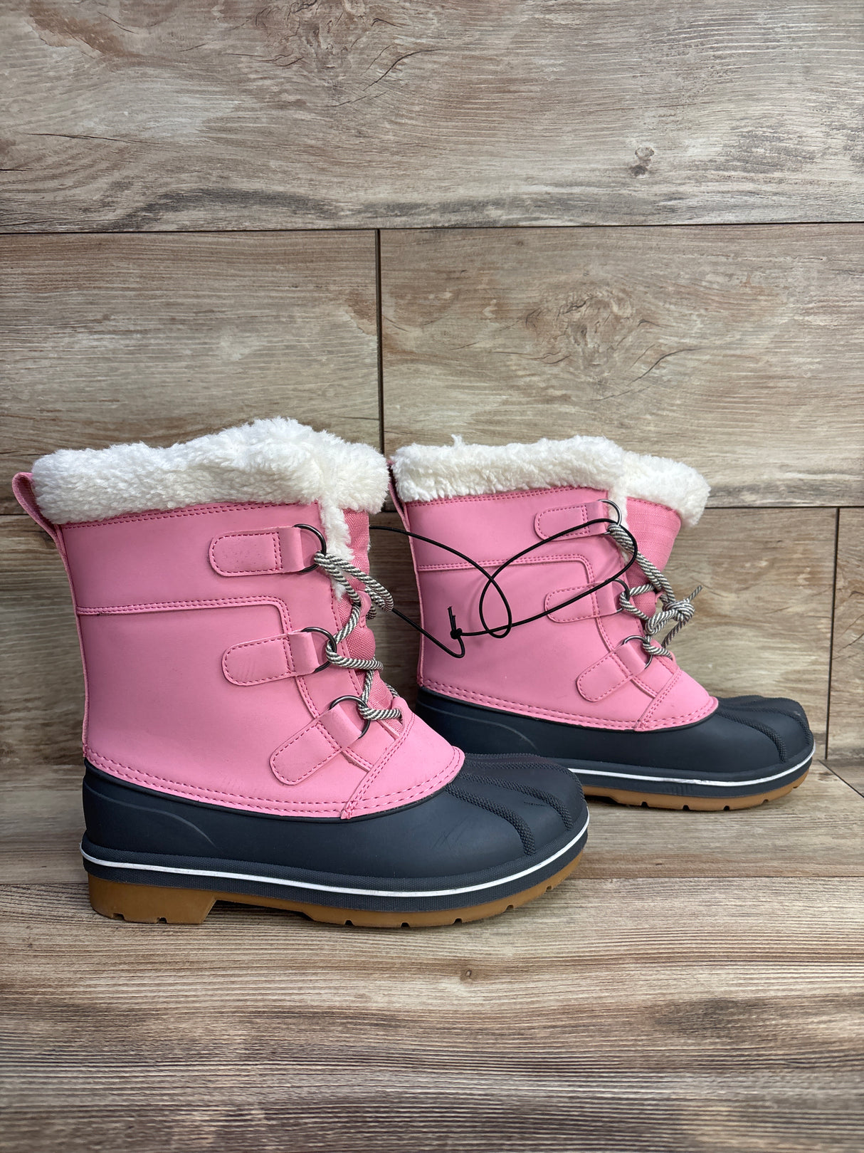NEW Cat & Jack Kit Winter Boots Pink sz 4Y